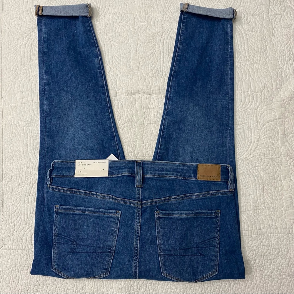 American Eagle HI-RISE JEGGING CROP size 14